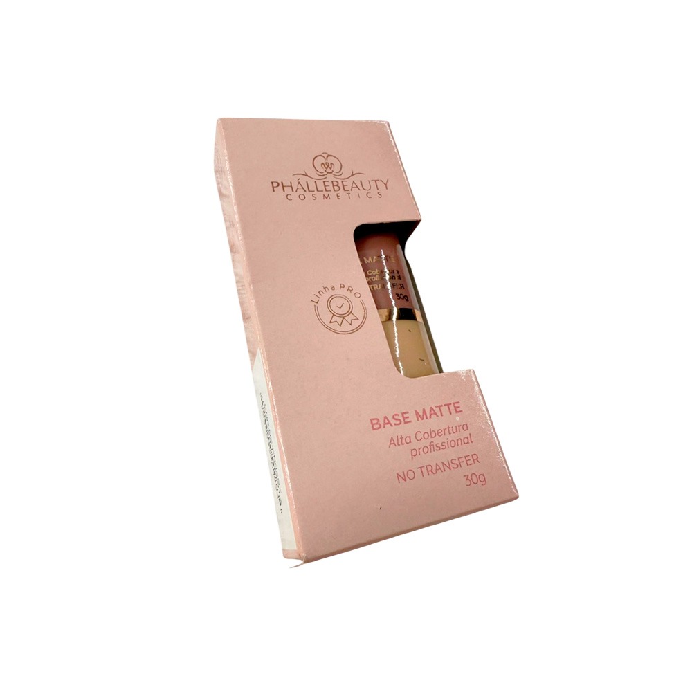 Phallebeauty Base Matte Alta Cobertura No Transfer 30g